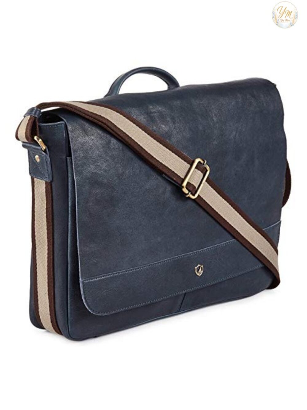 Real Leather Laptop Bag Messenger Satchel Fits 16" Vintage Handmade